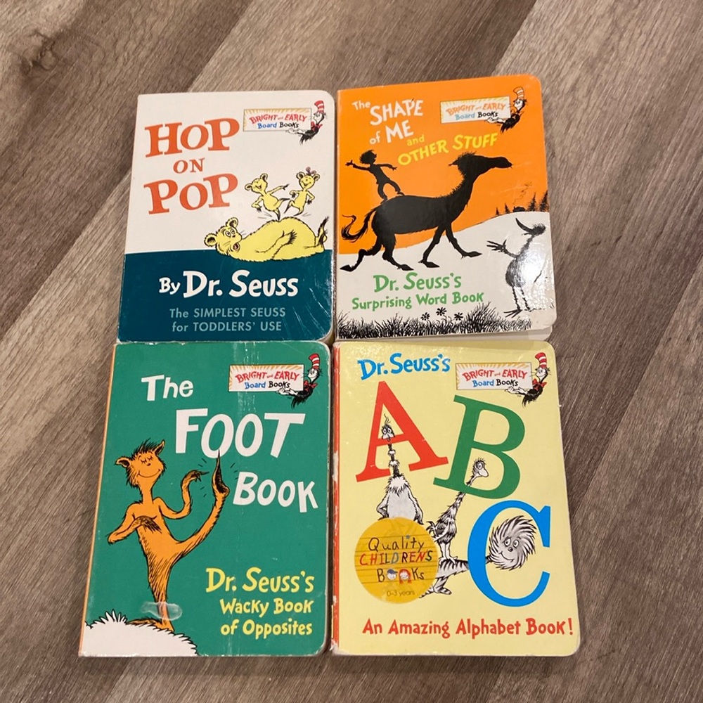 Dr Seuss Board Books (set of 4)
